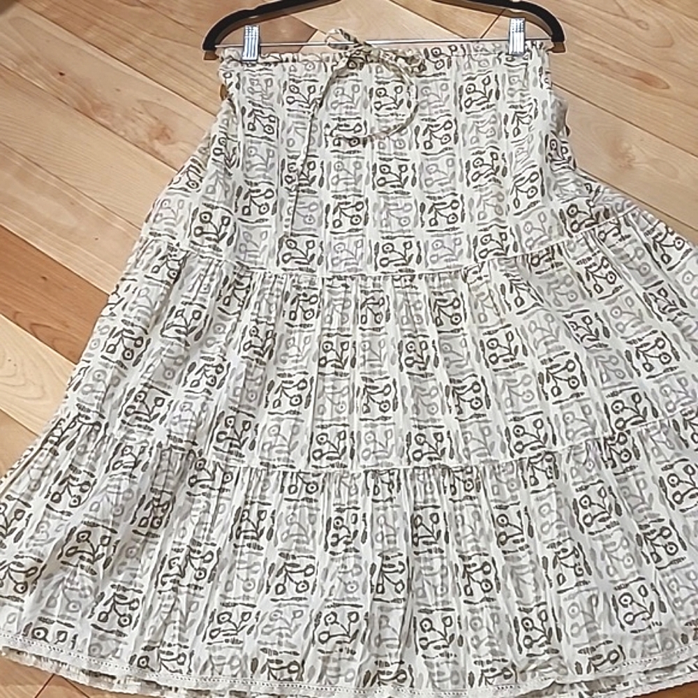 Skirt coton lastic waist